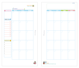 month On Two Pages Refill