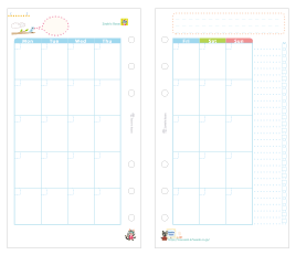 month On Two Pages Refill